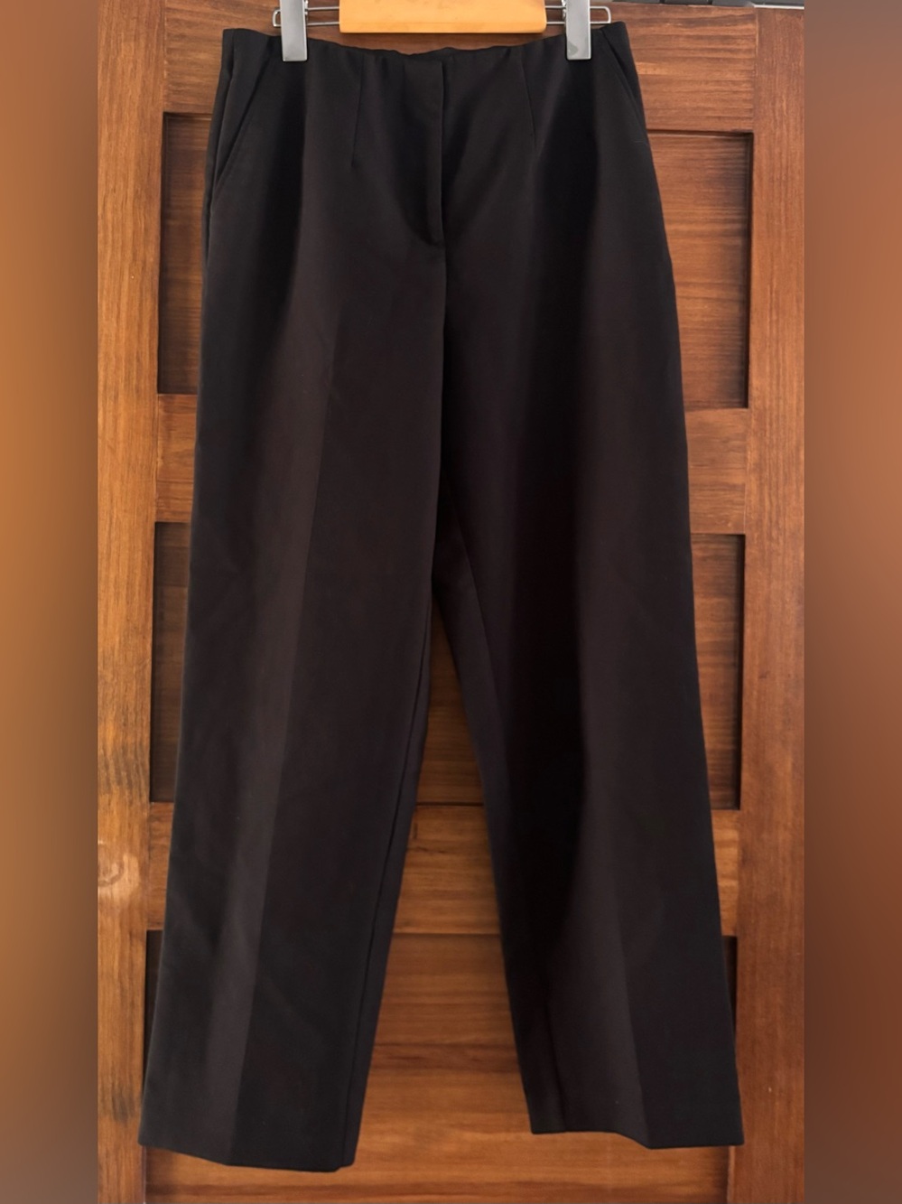 H&M Black Wide-Leg Trousers